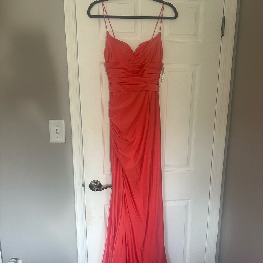 Jovani pink maxi dress